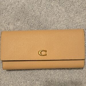 Coach Tan Leather Women's Wallet
